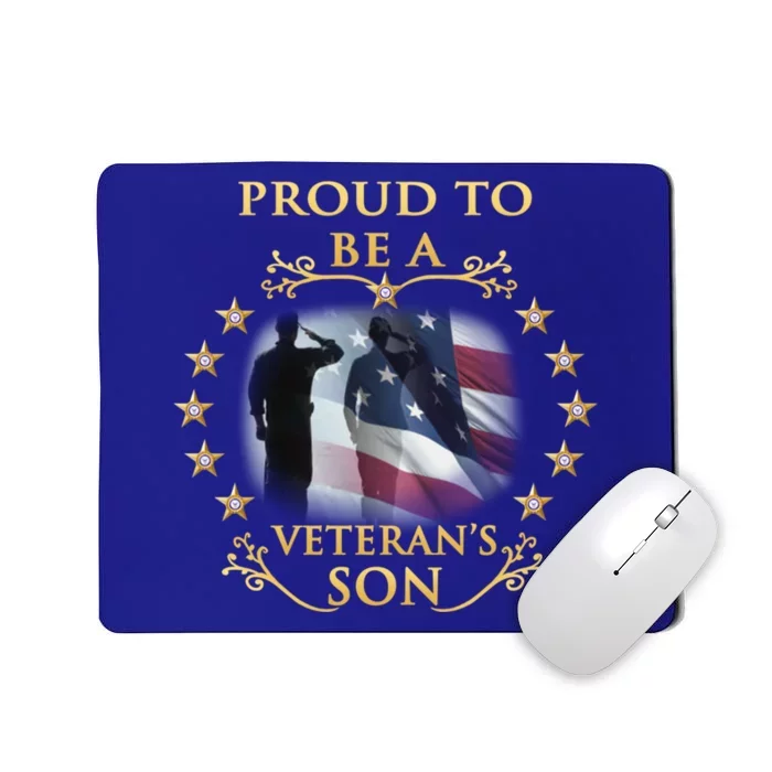 Proud Veteran Son Thank You Veterans Great Gift Mousepad