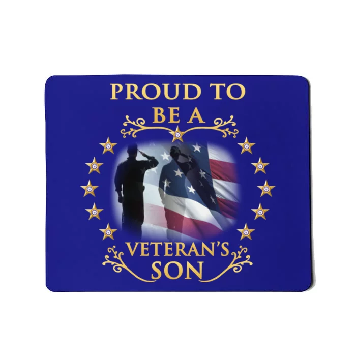 Proud Veteran Son Thank You Veterans Great Gift Mousepad