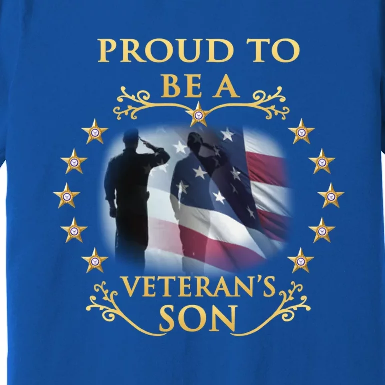 Proud Veteran Son Thank You Veterans Great Gift Premium T-Shirt