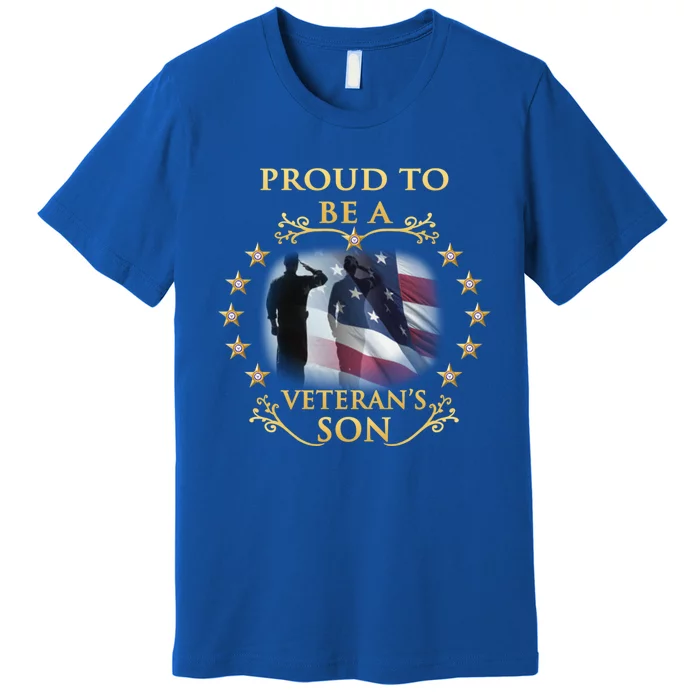 Proud Veteran Son Thank You Veterans Great Gift Premium T-Shirt