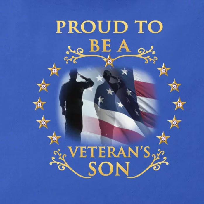 Proud Veteran Son Thank You Veterans Great Gift Zip Tote Bag