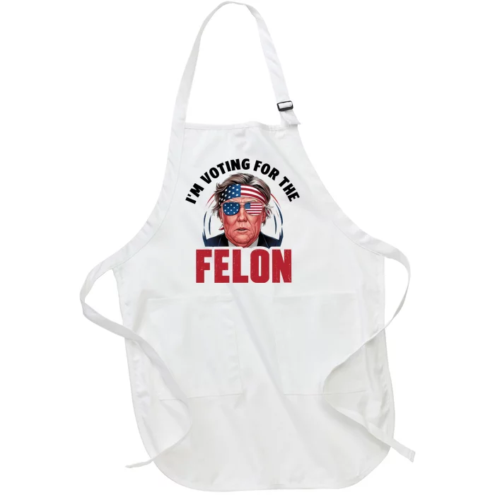 Patriotic Voting Statement Full-Length Apron With Pocket