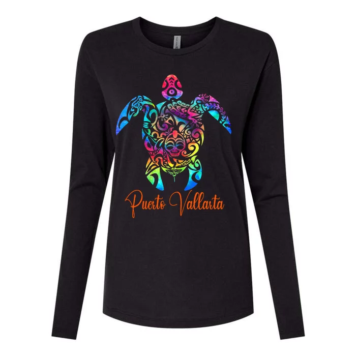 Puerto Vallarta Sea Turtle Family Vacation Summer 2024 Womens Cotton Relaxed Long Sleeve T-Shirt