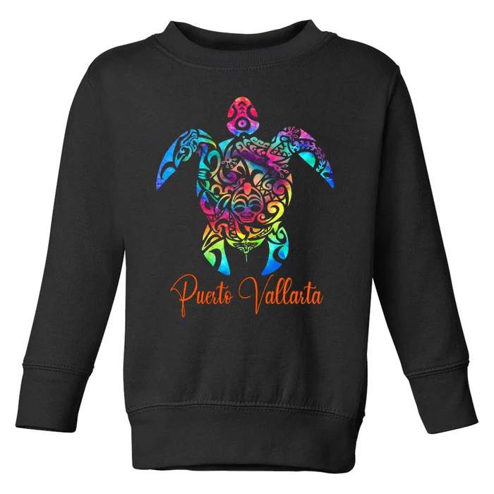 Puerto Vallarta Sea Turtle Family Vacation Summer 2024 Toddler Sweatshirt