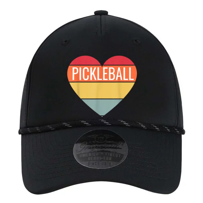 Pickleball Vintage Sunshine Heart Pickle Stuff Design Performance The Dyno Cap