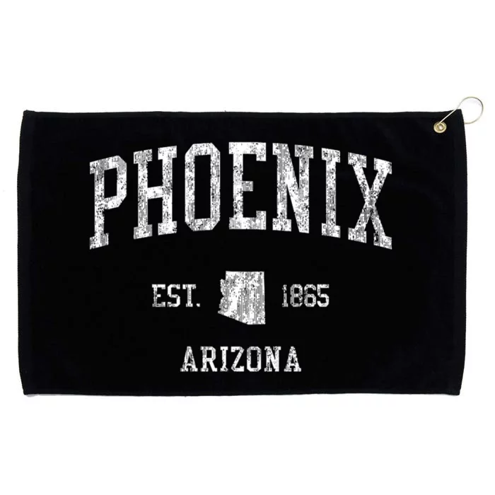 Phoenix Vintage Sports Design Phoenix Arizona Grommeted Golf Towel