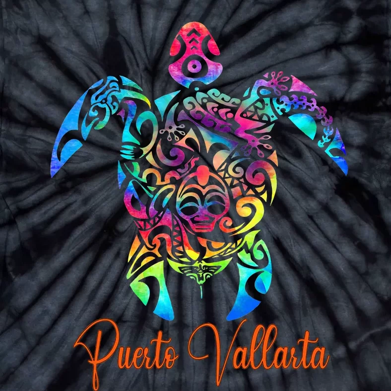 Puerto Vallarta Sea Turtle Family Vacation Summer 2024 Tie-Dye T-Shirt