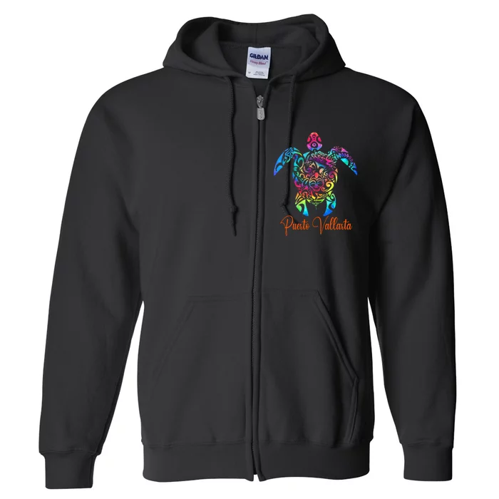 Puerto Vallarta Sea Turtle Family Vacation Summer 2024 Full Zip Hoodie