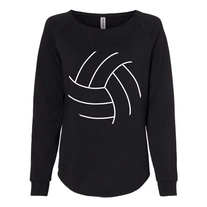 Plain Volleyball Seams Volleyball Player Womens California Wash Sweatshirt