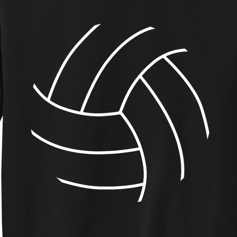 Plain Volleyball Seams Volleyball Player Tall Sweatshirt