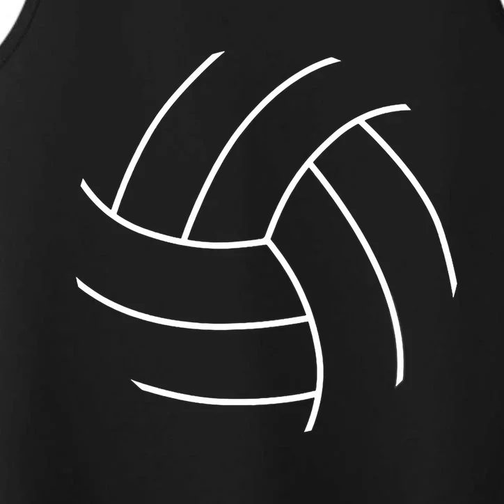 Plain Volleyball Seams Volleyball Player Performance Tank