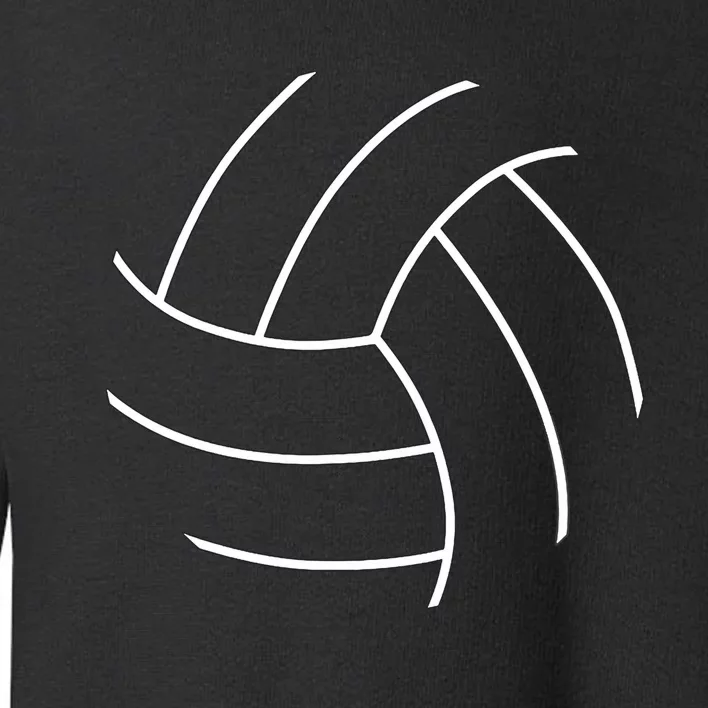 Plain Volleyball Seams Volleyball Player Toddler Sweatshirt