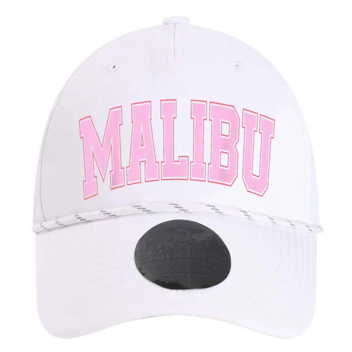 Preppy Varsity Style Pink Malibu California Trendy Performance The Dyno Cap