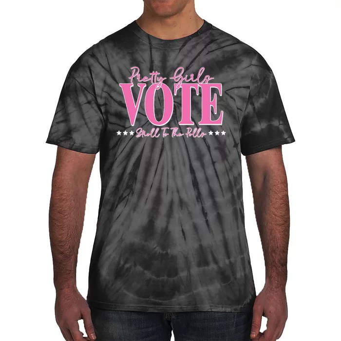 Pretty Vote Stroll To The Polls Voting Design Tie-Dye T-Shirt