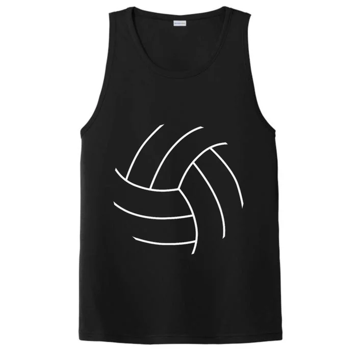 Plain Volleyball Seams Volleyball Player Performance Tank