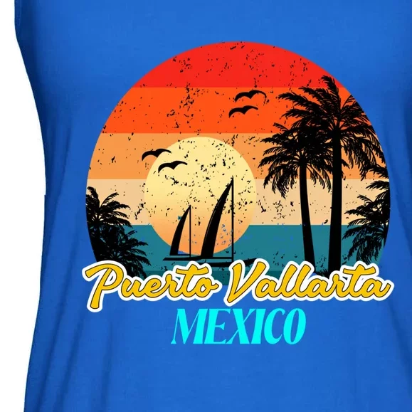 Puerto Vallarta Souvenirs Mexico Vacation Vacay Mode Great Gift Ladies Essential Flowy Tank