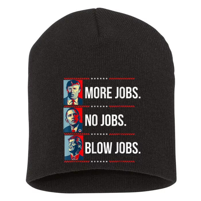 Presidents Vote Trump Anti Biden Obama Clinton Funny Choice Short Acrylic Beanie