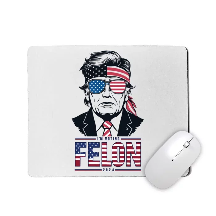 Patriotic Voting Theme Graphic Mousepad