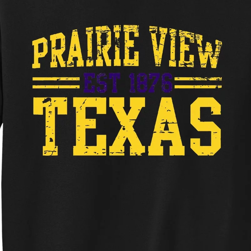 Prairie View Texas Prairie Gift Distressed Sweatshirt