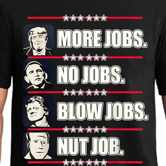 Presidents Vote Trump Anti Biden Obama Clinton Funny Choice Pajama Set