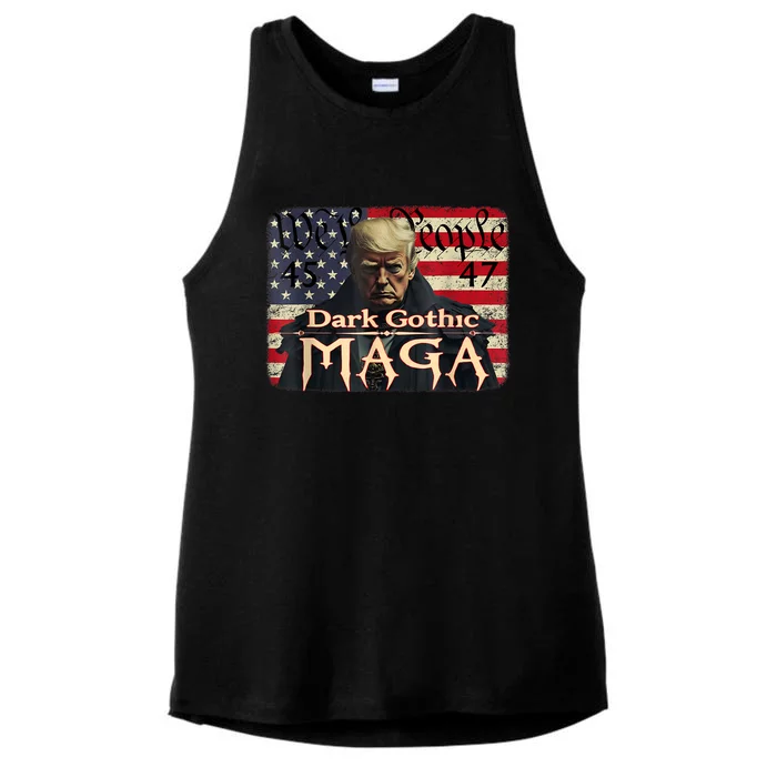 President Vote Trump 45 47 Ladies Tri-Blend Wicking Tank