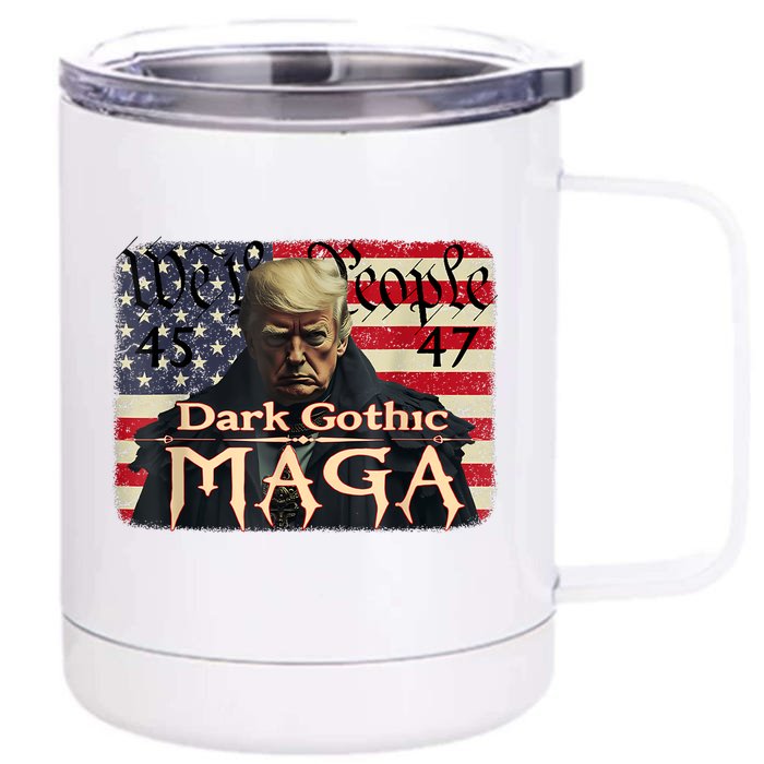 President Vote Trump 45 47 Front & Back 12oz Stainless Steel Tumbler Cup