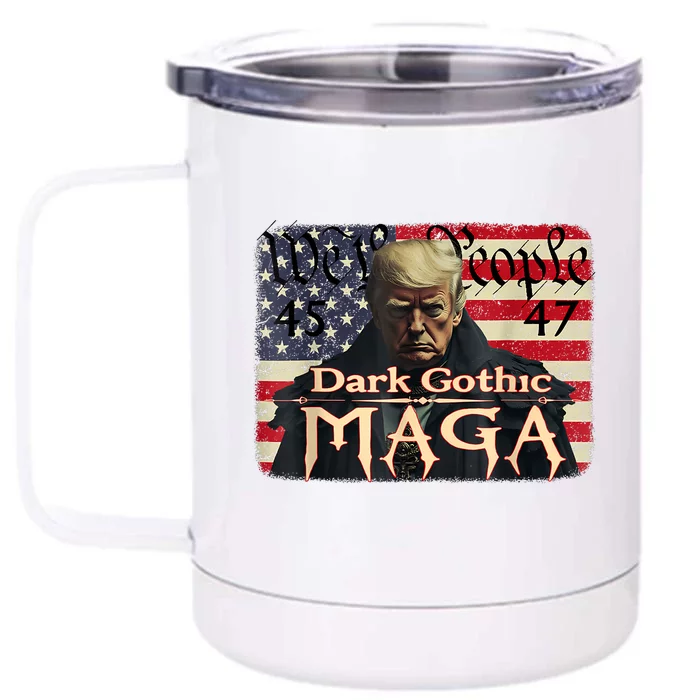 President Vote Trump 45 47 Front & Back 12oz Stainless Steel Tumbler Cup