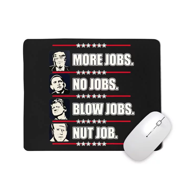 Presidents Vote Trump Anti Biden Obama Clinton Funny Choice Mousepad