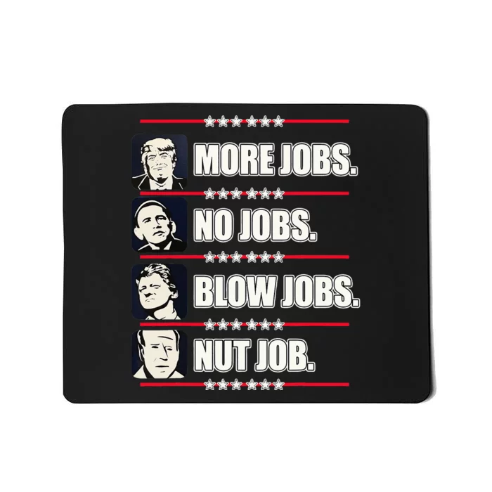 Presidents Vote Trump Anti Biden Obama Clinton Funny Choice Mousepad