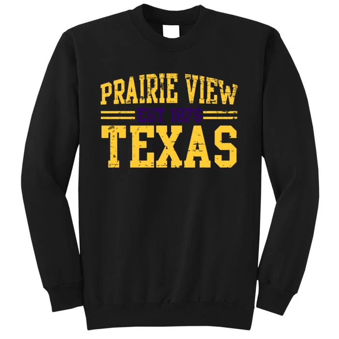 Prairie View Texas, Prairie Gift, Distressed Text Sweatshirt