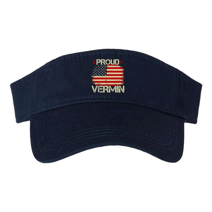 Proud Vermin Vote Blue 2024 Anti Trump Valucap Bio-Washed Visor