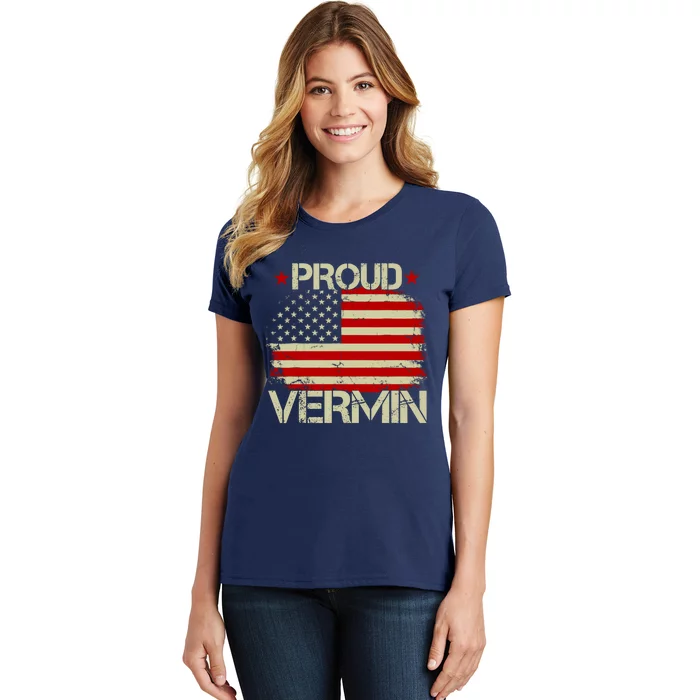 Proud Vermin Vote Blue 2024 Anti Trump Women's T-Shirt