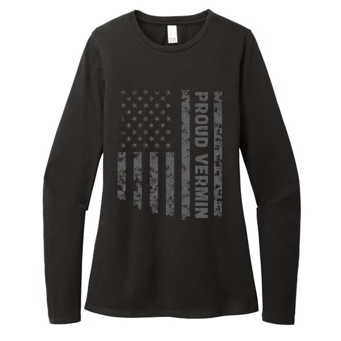 Proud Vermin Vote Blue 2024 Anti Trump Womens CVC Long Sleeve Shirt