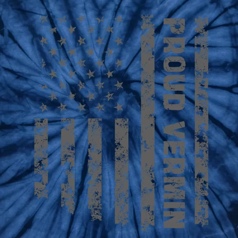 Proud Vermin Vote Blue 2024 Anti Trump Tie-Dye T-Shirt