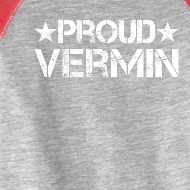 Proud Vermin Vote Blue 2024 Anti Trump Toddler Fine Jersey T-Shirt