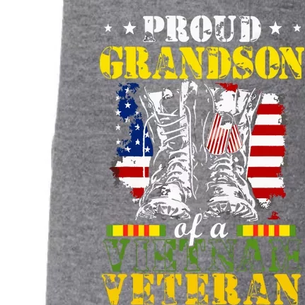 Proud Vietnam Veteran Grandson Raised By My Hero Doggie 3-End Fleece Hoodie