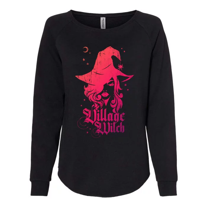 Pagan Vintage Village Witch Meaningful Gift Womens California Wash Sweatshirt