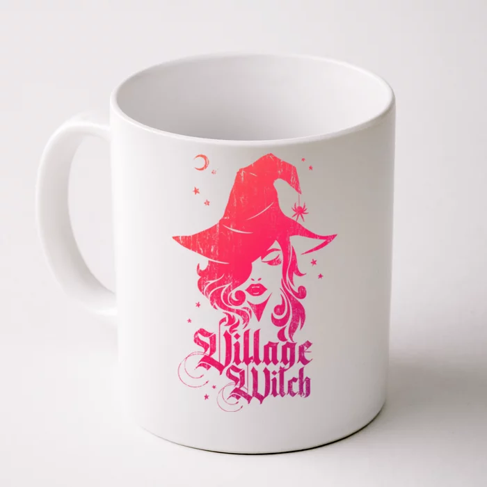 Pagan Vintage Village Witch Meaningful Gift Front & Back Coffee Mug