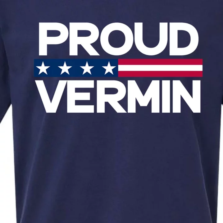 Proud Vermin Vote Blue 2024 Anti Trump Sueded Cloud Jersey T-Shirt