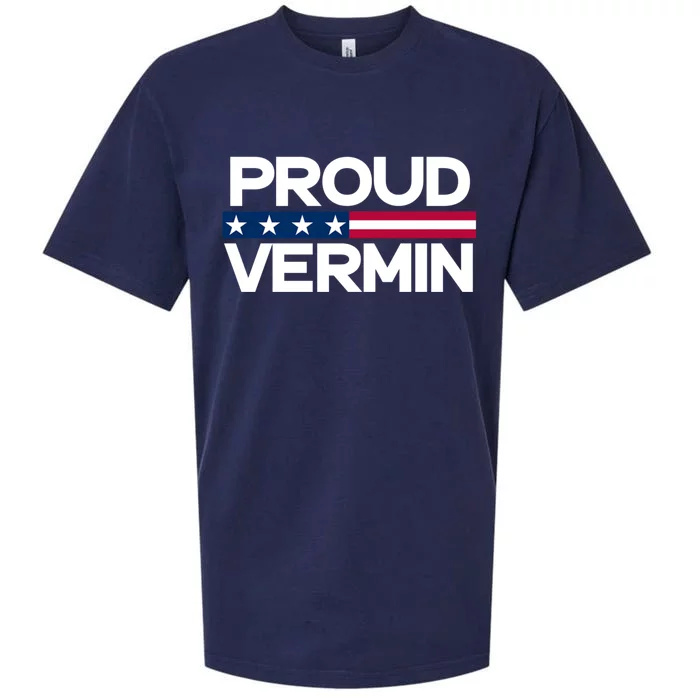 Proud Vermin Vote Blue 2024 Anti Trump Sueded Cloud Jersey T-Shirt