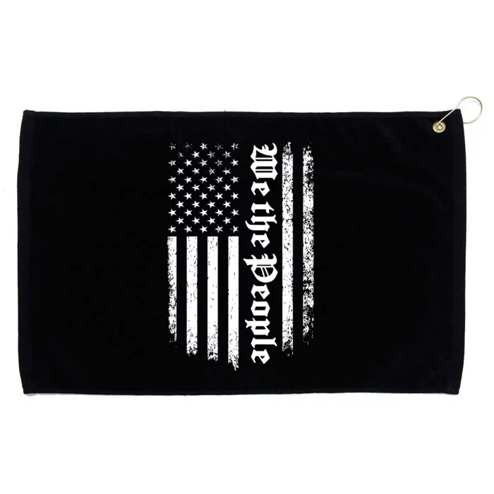 Patriotic Vintage Vibe Grommeted Golf Towel