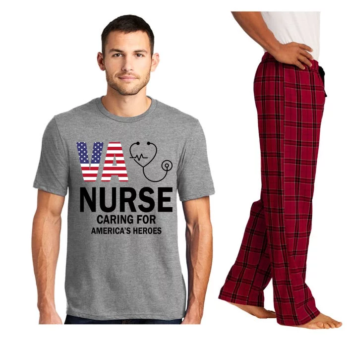 Patriotic Veterans Va Nurse Va Nurse Caring For AmericanS Heroes Pajama Set