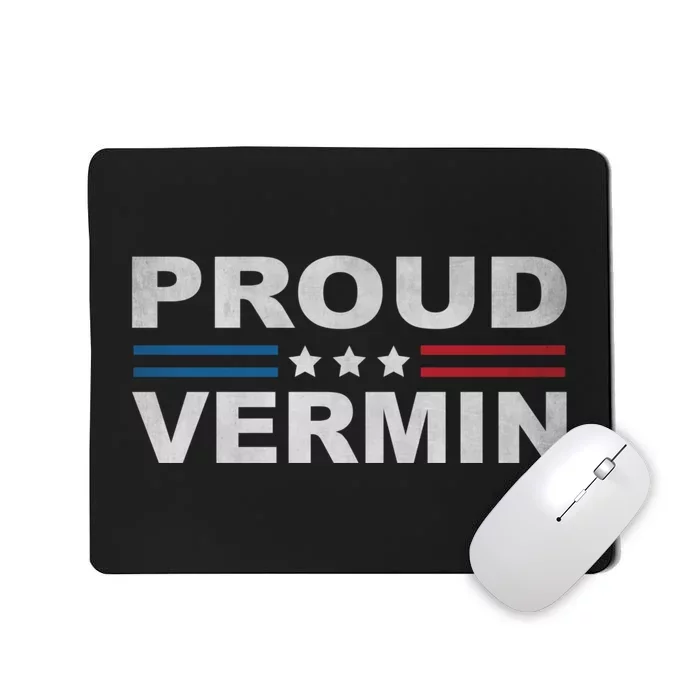 Proud Vermin Vintage Us Flag Mousepad