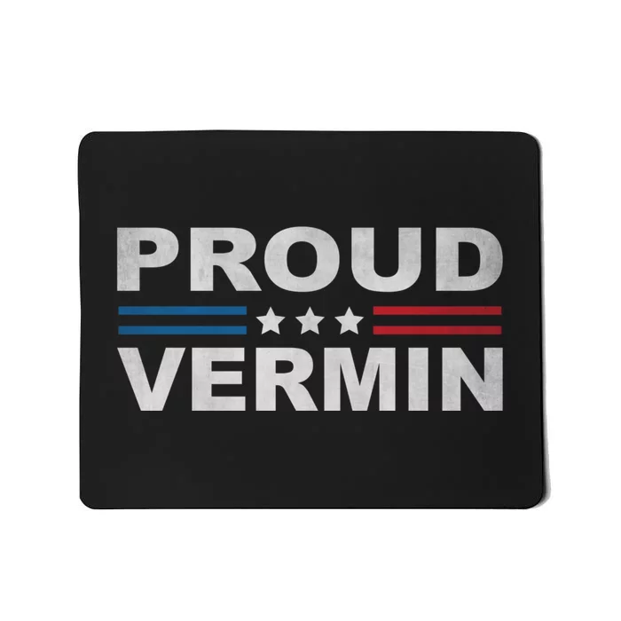 Proud Vermin Vintage Us Flag Mousepad