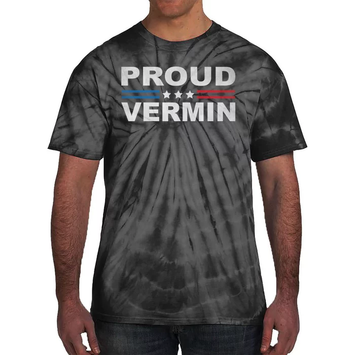 Proud Vermin Vintage Us Flag Tie-Dye T-Shirt