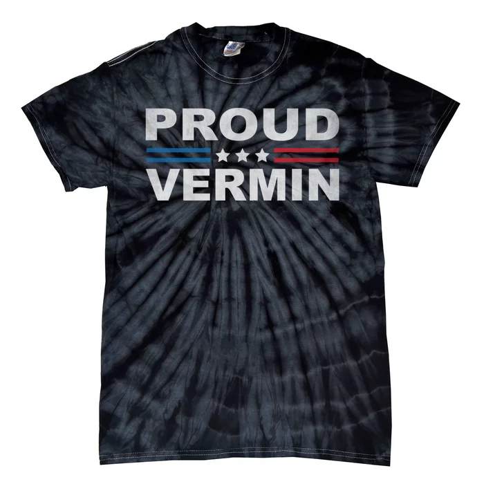 Proud Vermin Vintage Us Flag Tie-Dye T-Shirt