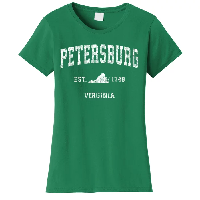 Petersburg Virginia Va Vintage Athletic Sports Women's T-Shirt