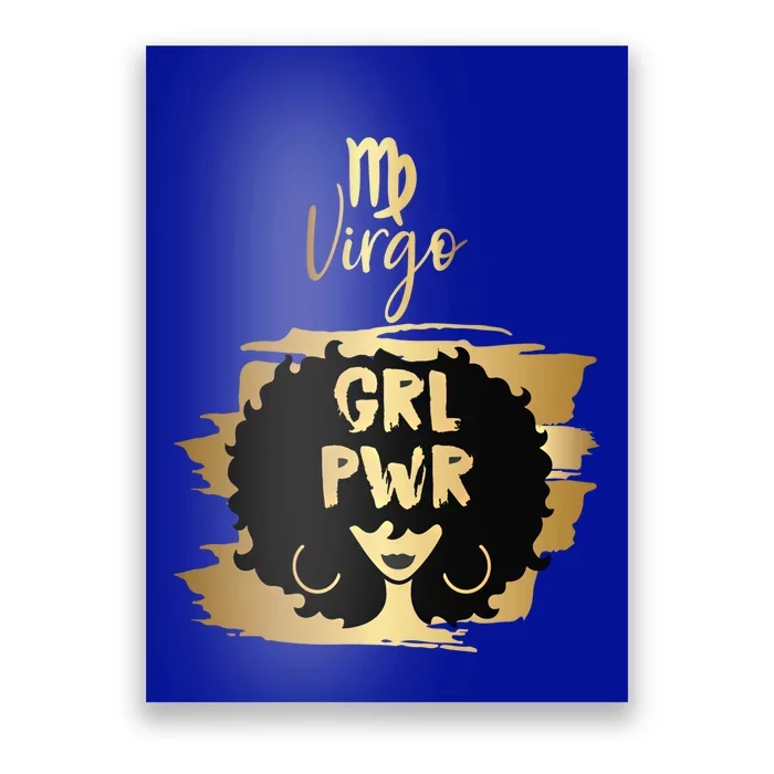 Power Virgo Zodiac Gift Poster