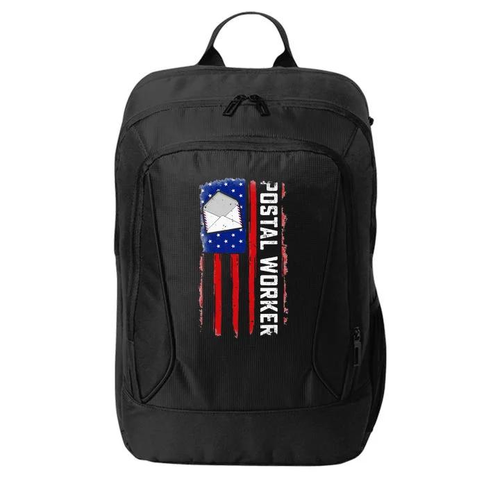 Postal Worker American Flag Patriotic Postman Rural Carrier City Backpack