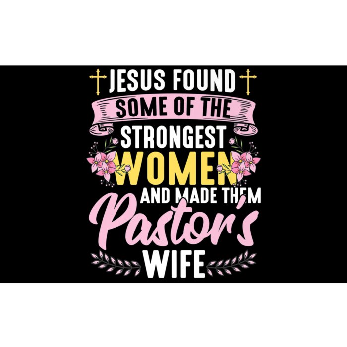 Pastor Wife Appreciation Church Christian Pastor Wife Premium Bumper Sticker